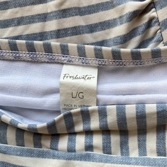 Two piece nautical stripe  tankini set - Picture 2 of 7